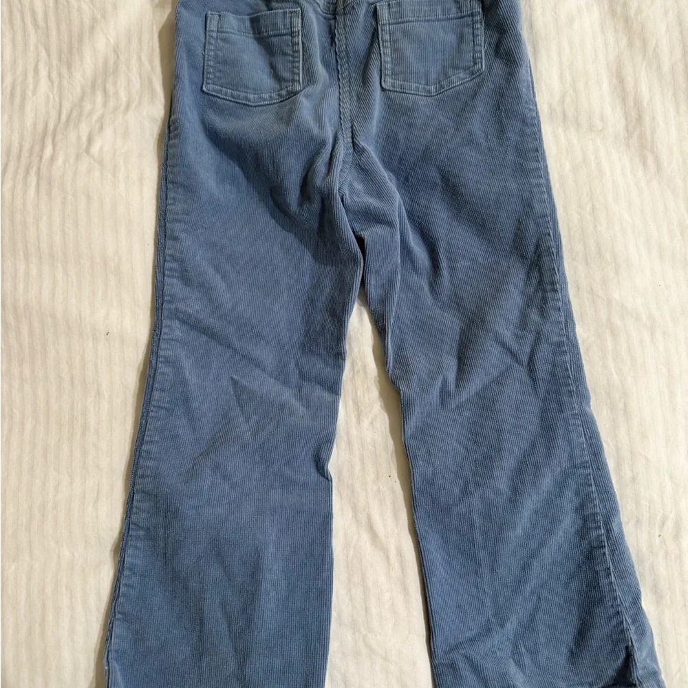 Gymboree girls corduroy pants with embroidered ice skater with snowflake shirt